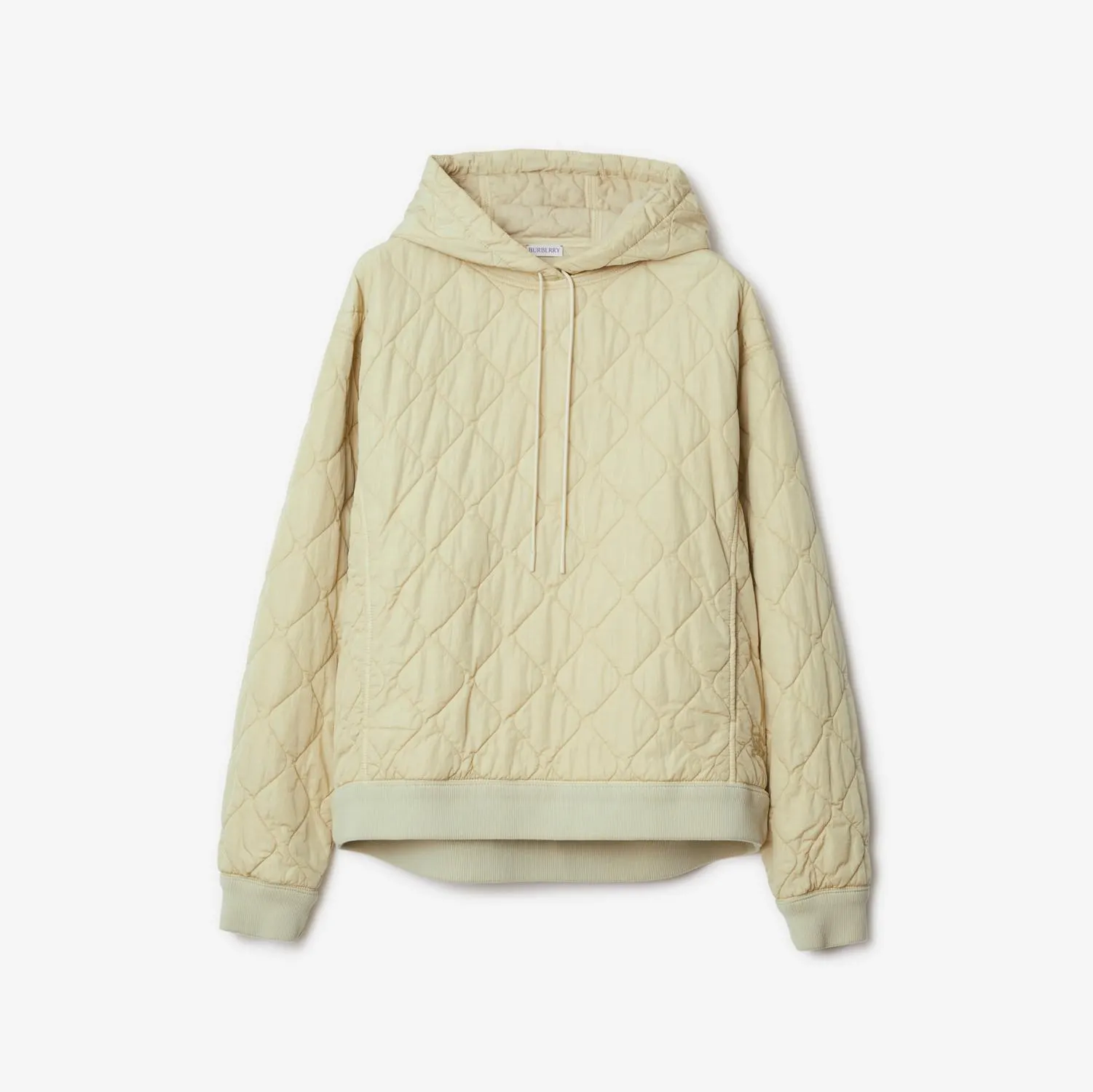 Quilted Nylon Hoodie