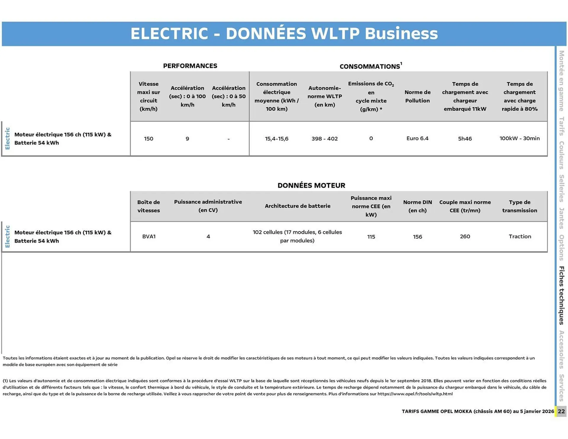 Catalogue Opel du 6 janvier au 6 janvier 2027 - Catalogue page 23
