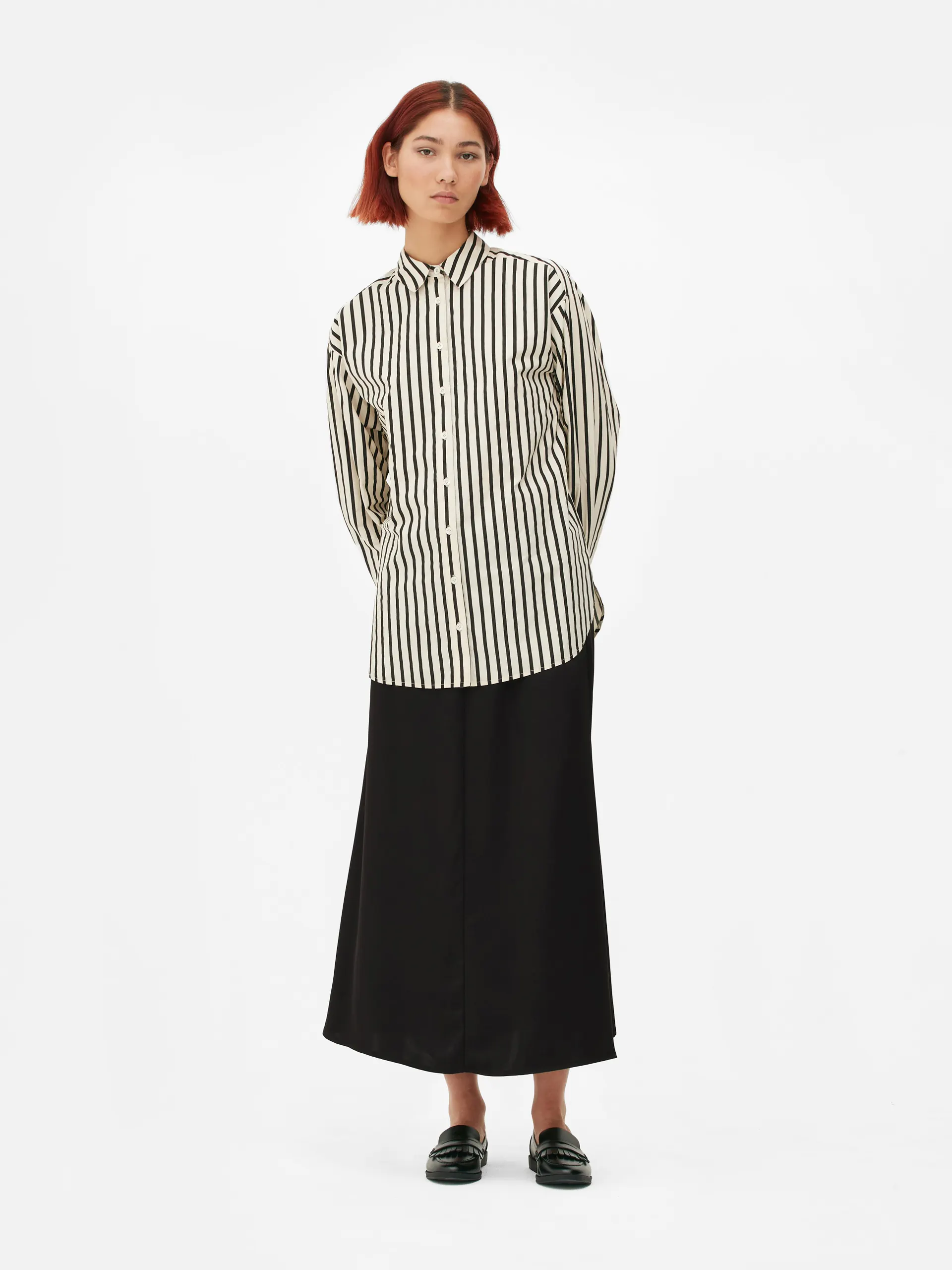 Jupe longue en satin