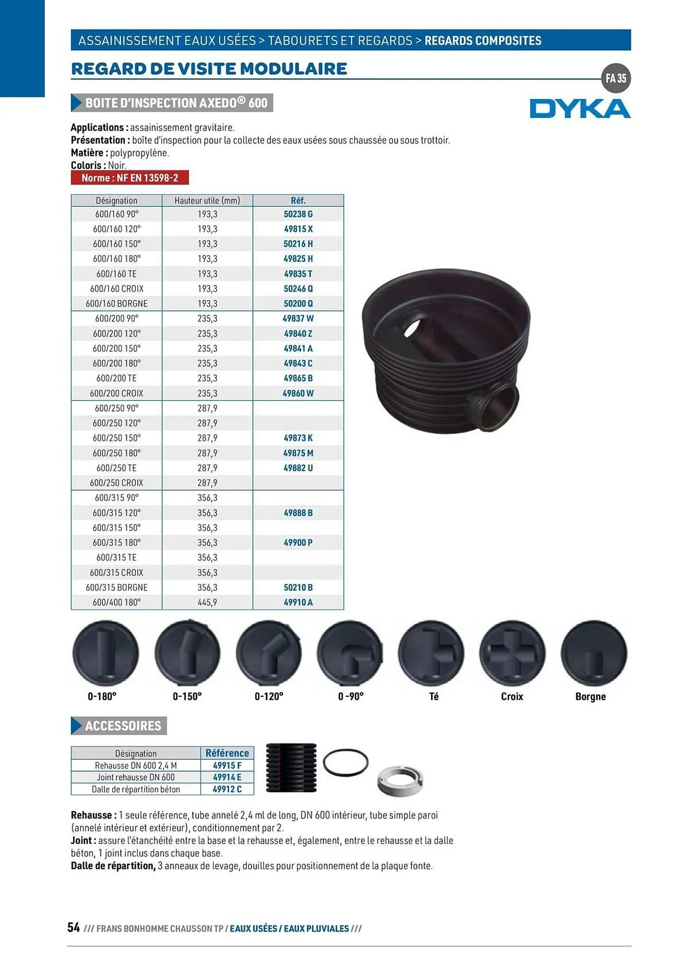 Catalogue Chausson Matériaux du 24 septembre au 31 décembre 2025 - Catalogue page 54