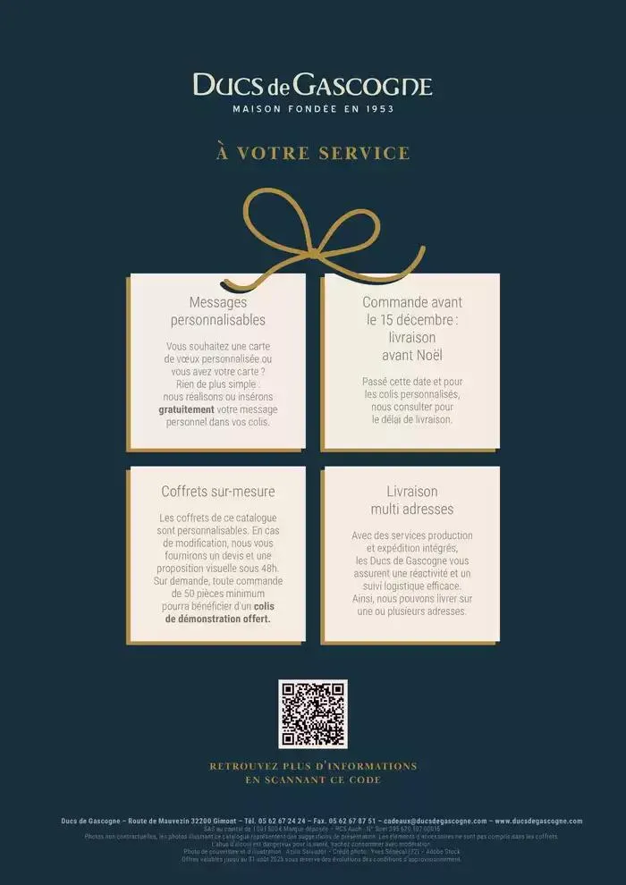 Cadeaux Gourmands Ducs De Gascogne 2024-2025 du 19 août au 31 août 2025 - Catalogue page 16