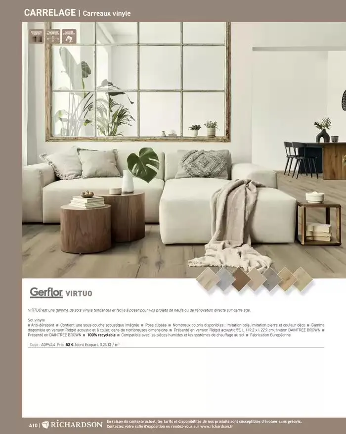 SALLE DE DE BAINS ET CARRELAGE 2025 du 11 avril au 31 décembre 2025 - Catalogue page 412