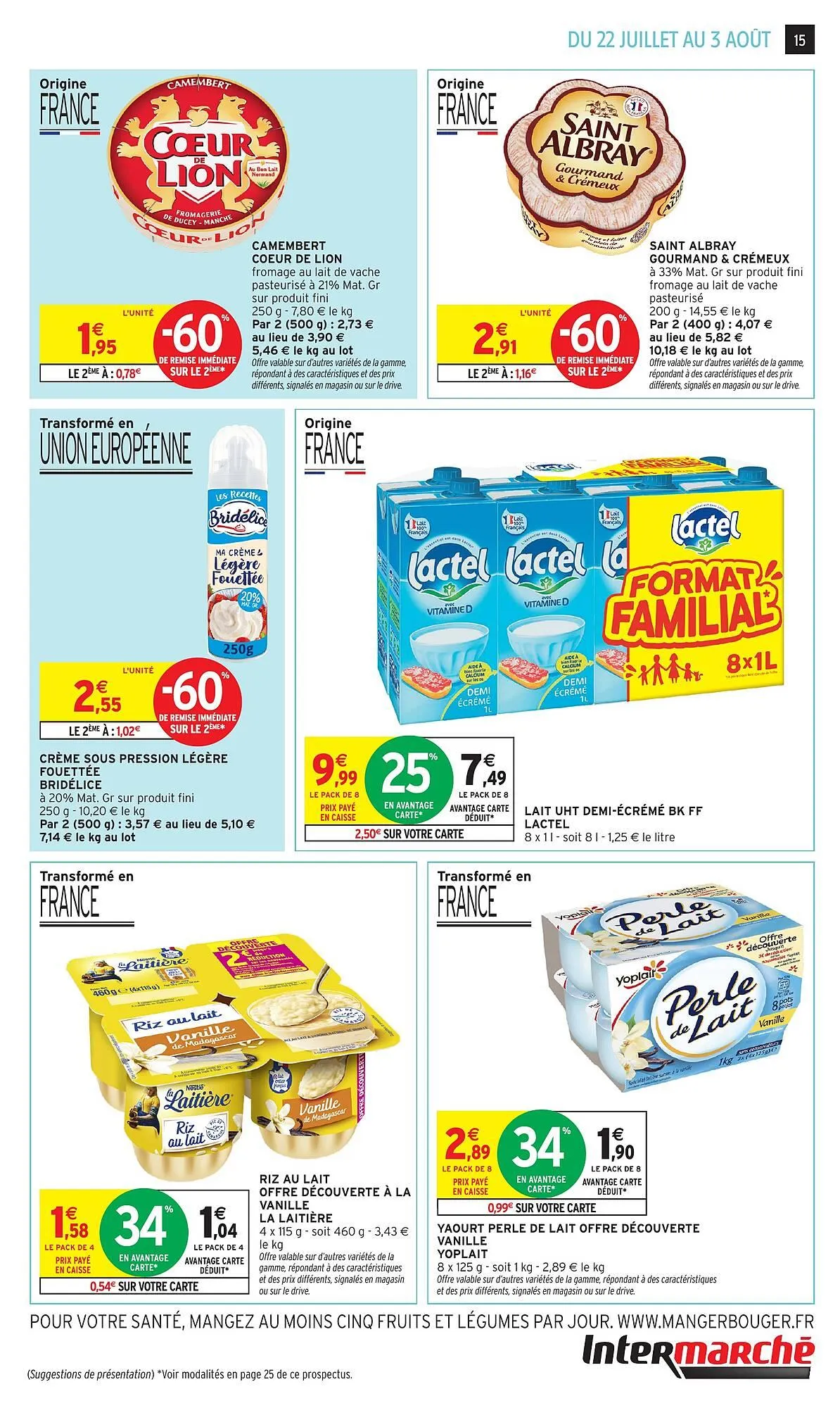 Catalogue Intermarché du 22 juillet au 3 août 2025 - Catalogue page 15