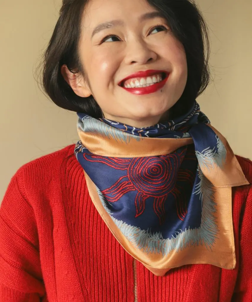 Foulard en soie Esprit Nomade