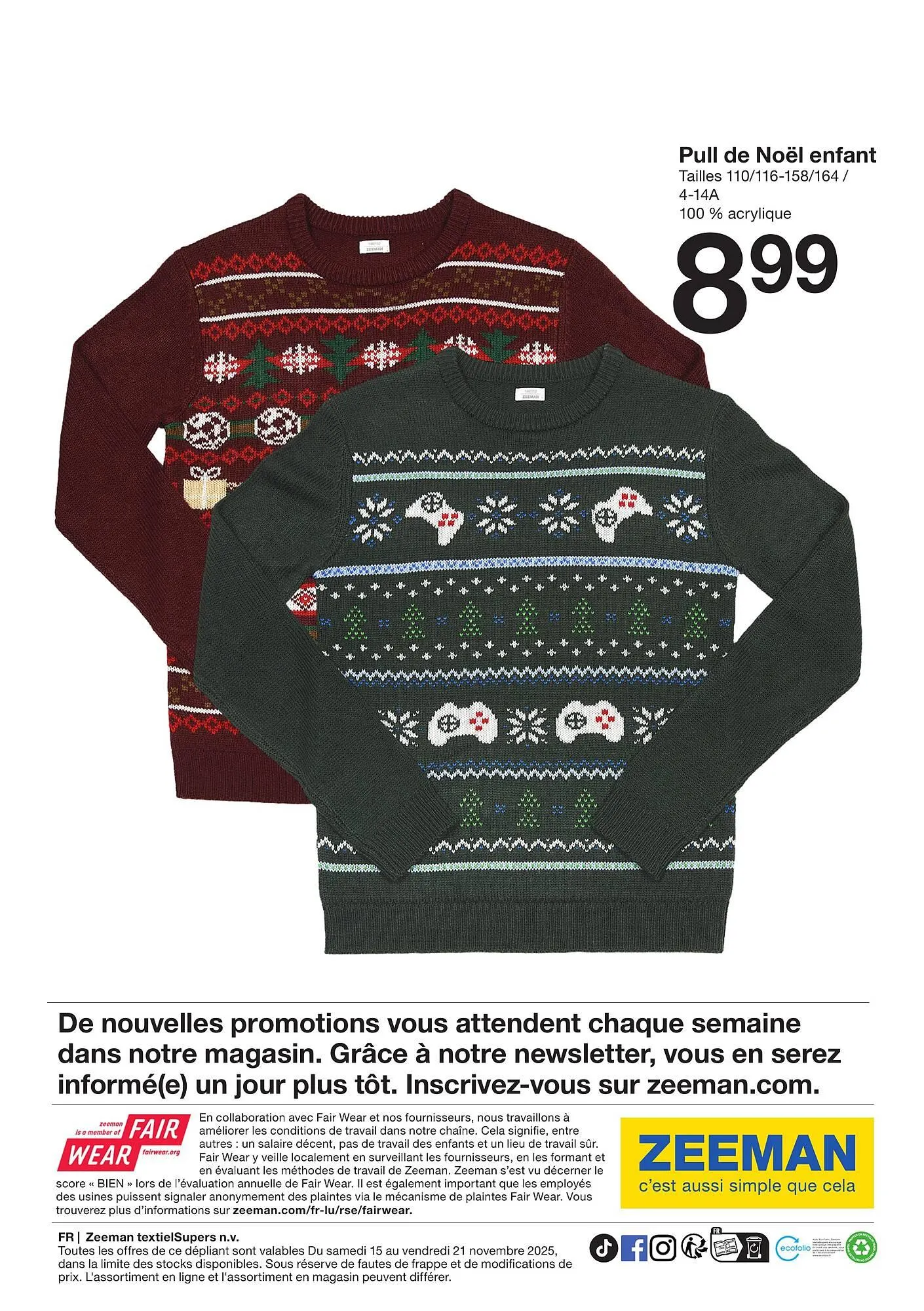 Catalogue Zeeman du 14 novembre au 21 novembre 2025 - Catalogue page 8
