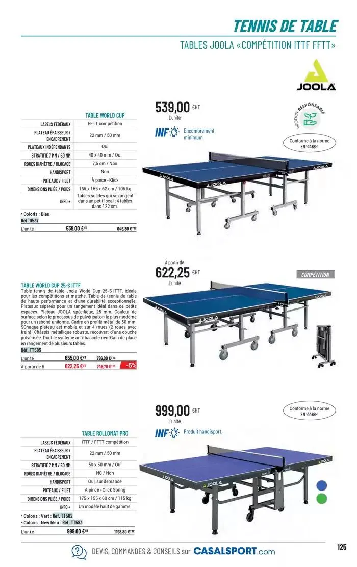 ÉQUIPEMENT SPORTIF du 6 mars au 31 décembre 2025 - Catalogue page 97