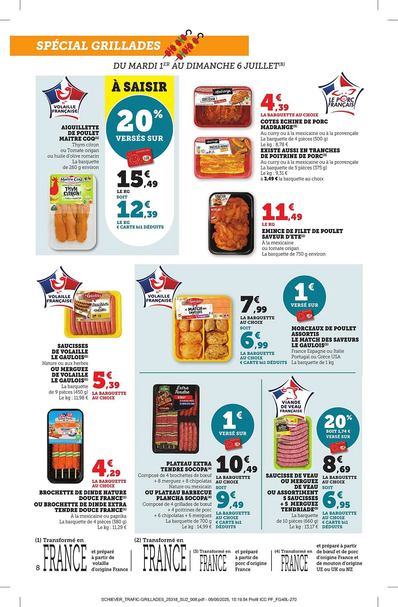 Catalogue Bi1 du 1 juillet au 13 juillet 2025 - Catalogue page 8