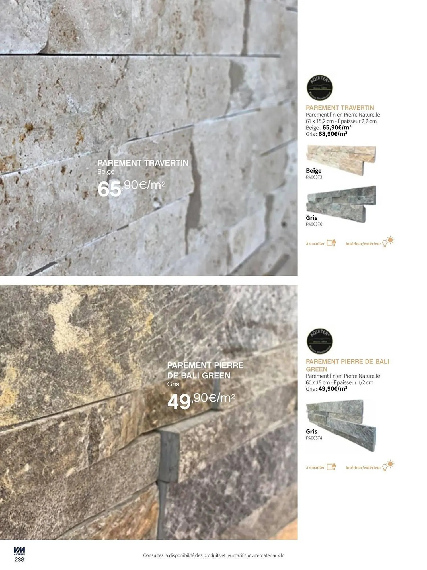 Catalogue VM Matériaux du 11 juin au 30 juin 2026 - Catalogue page 238