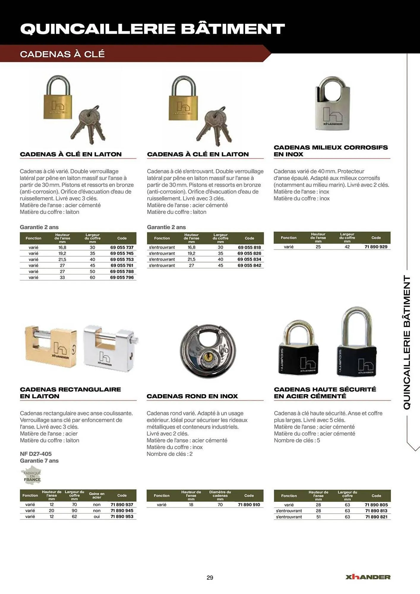 Catalogue Prolians du 2 septembre au 31 décembre 2025 - Catalogue page 29
