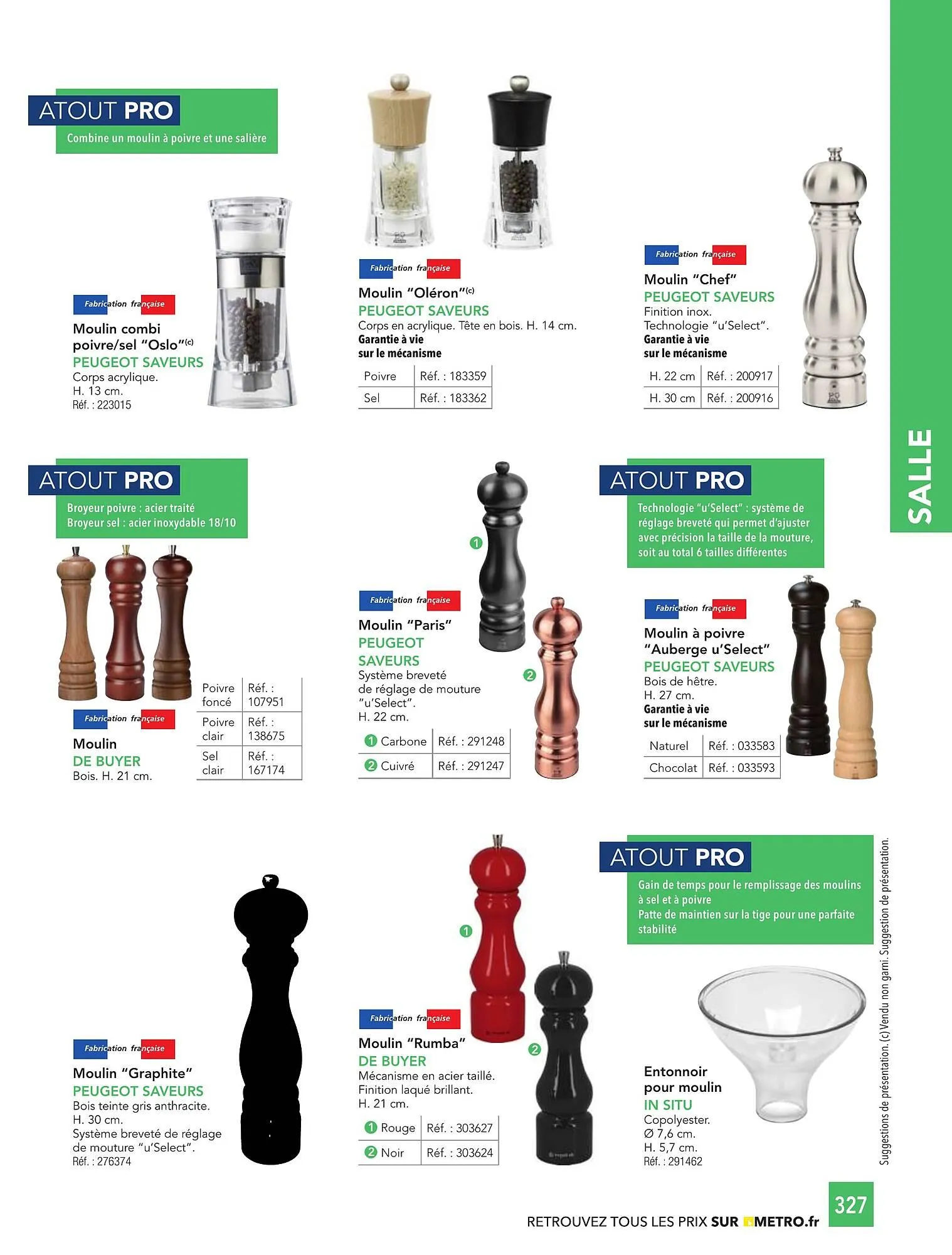 Catalogue METRO du 1 janvier au 31 décembre 2026 - Catalogue page 327