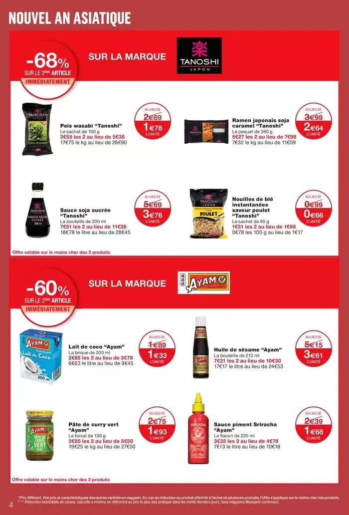 CATALOGUE PROMOTIONNEL du 20 janvier au 2 février 2025 - Catalogue page 4