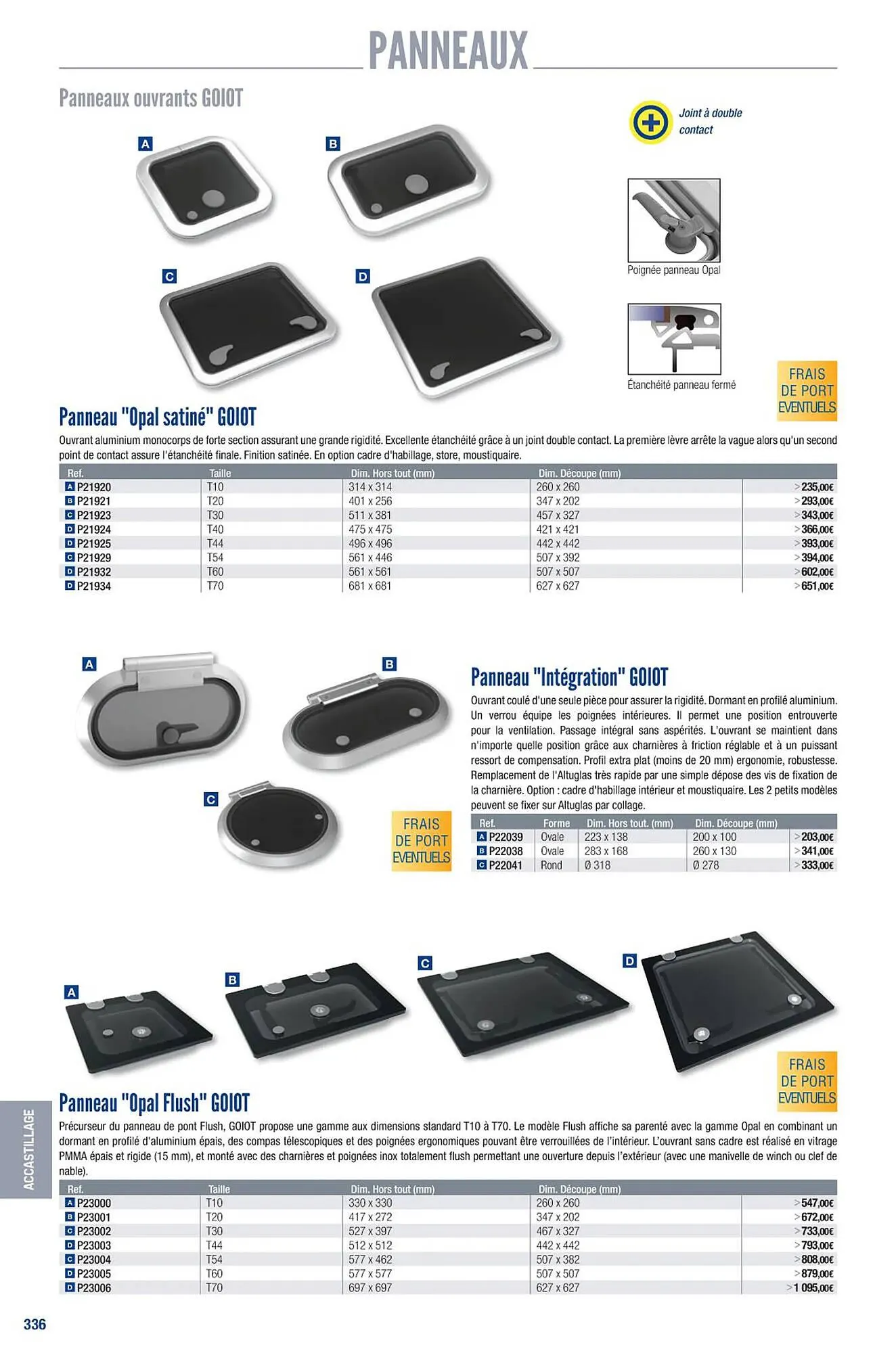 Catalogue Accastillage Diffusion du 1 mars au 31 décembre 2023 - Catalogue page 338