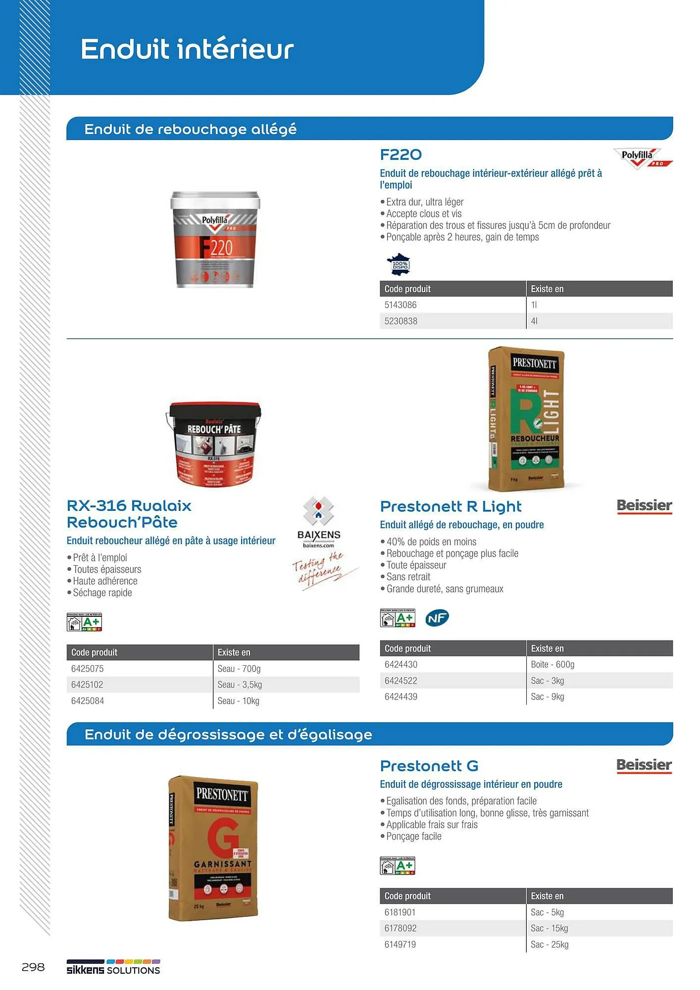 Catalogue Sikkens Solution du 8 janvier au 28 décembre 2025 - Catalogue page 298