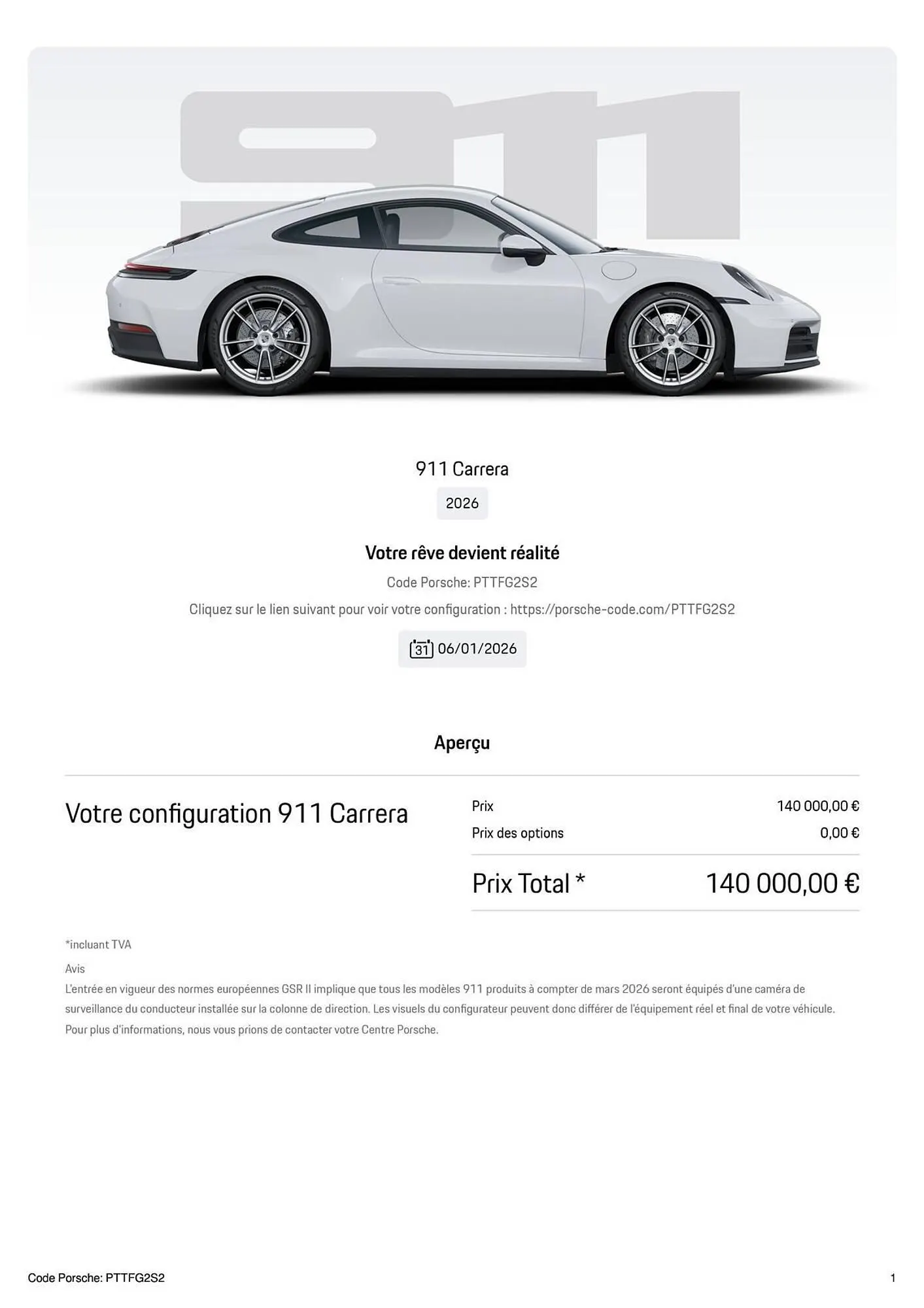 Catalogue Porsche du 6 janvier au 28 février 2026 - Catalogue page 1