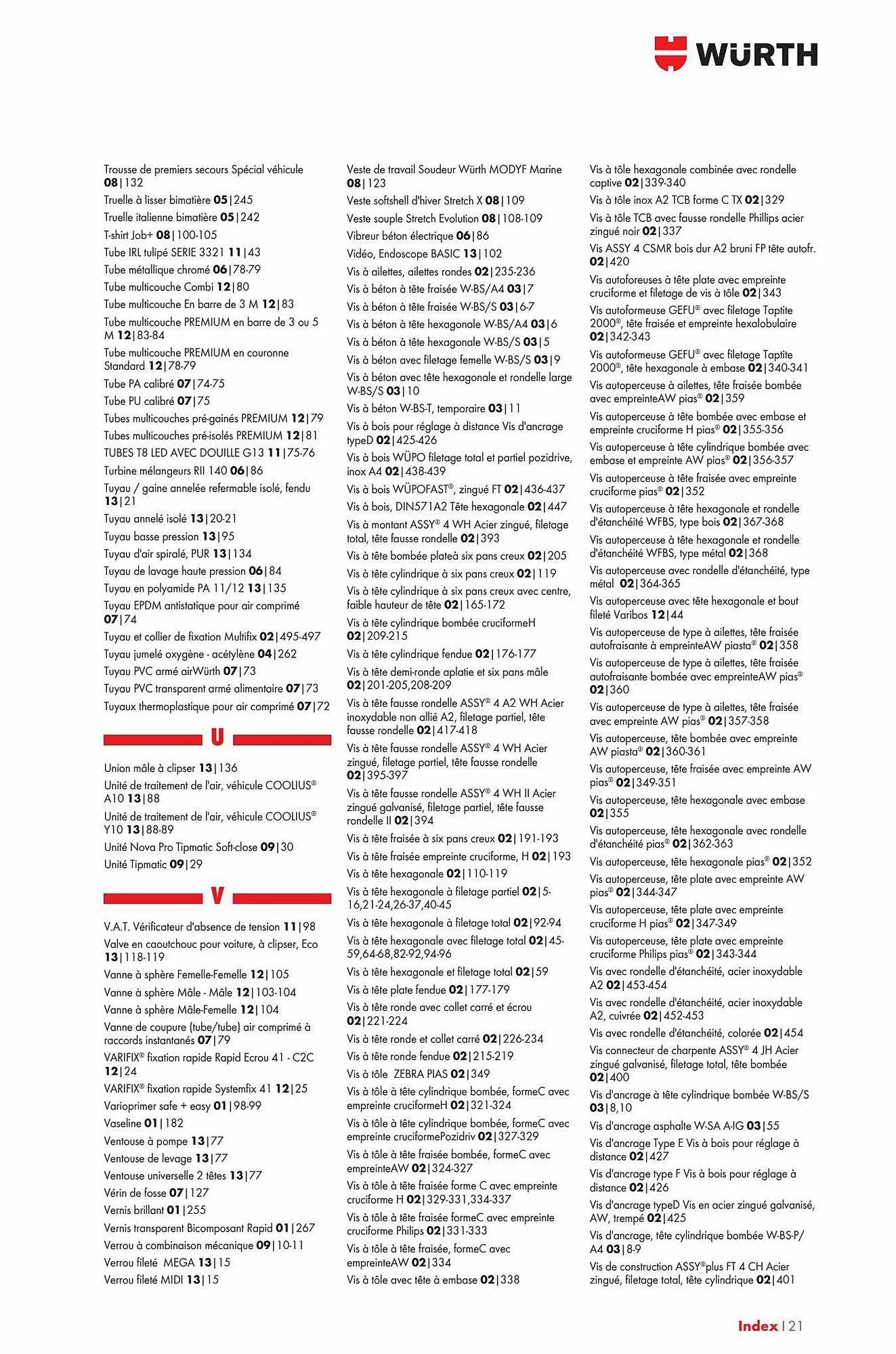 Catalogue Würth du 29 décembre au 31 décembre 2023 - Catalogue page 98