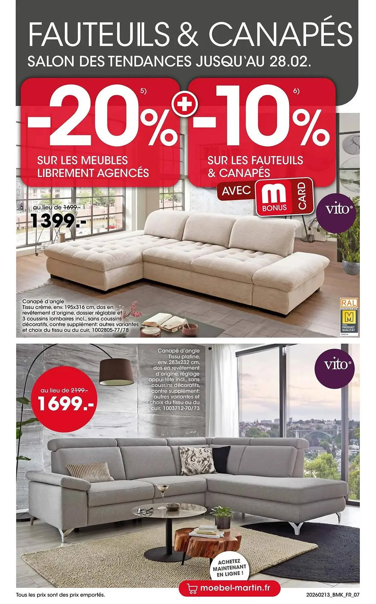 Catalogue Möbel Martin du 13 février au 28 février 2026 - Catalogue page 7