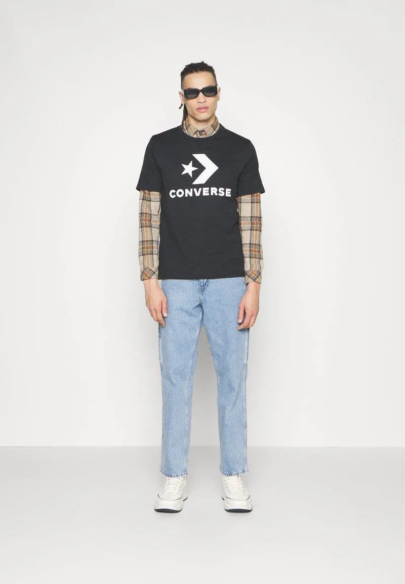 GO TO STAR CHEVRON TEE UNISEX - T-shirt imprimé - black