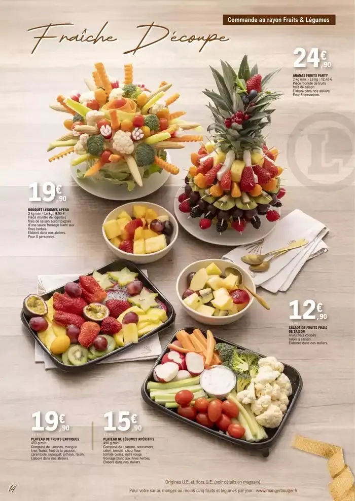 Carte traiteur generale du 8 avril au 31 décembre 2025 - Catalogue page 14