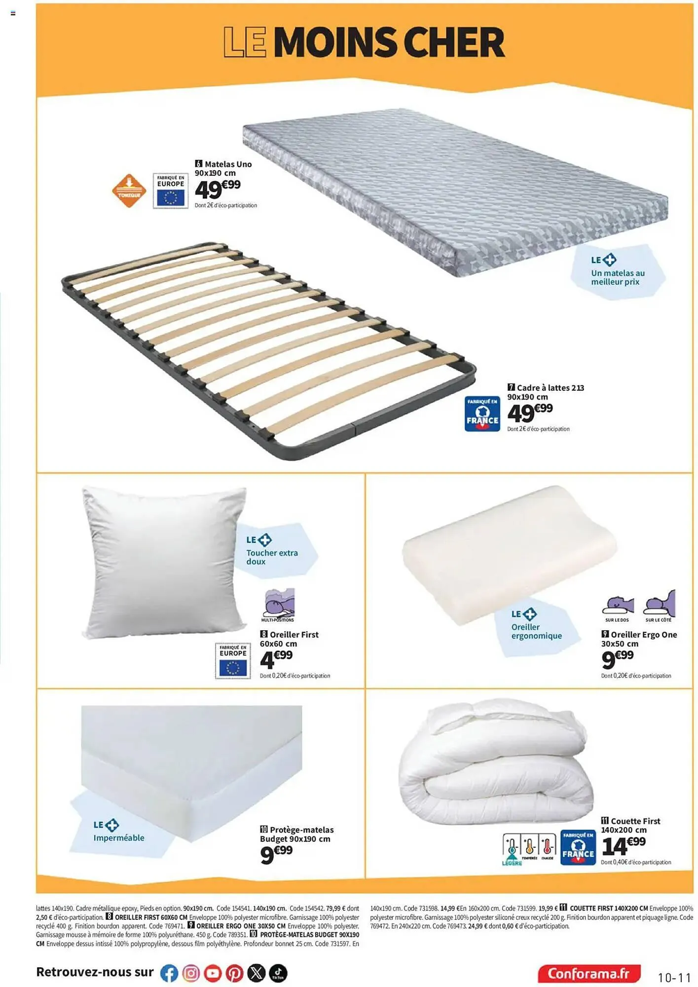 Catalogue Conforama du 10 juin au 31 décembre 2025 - Catalogue page 11