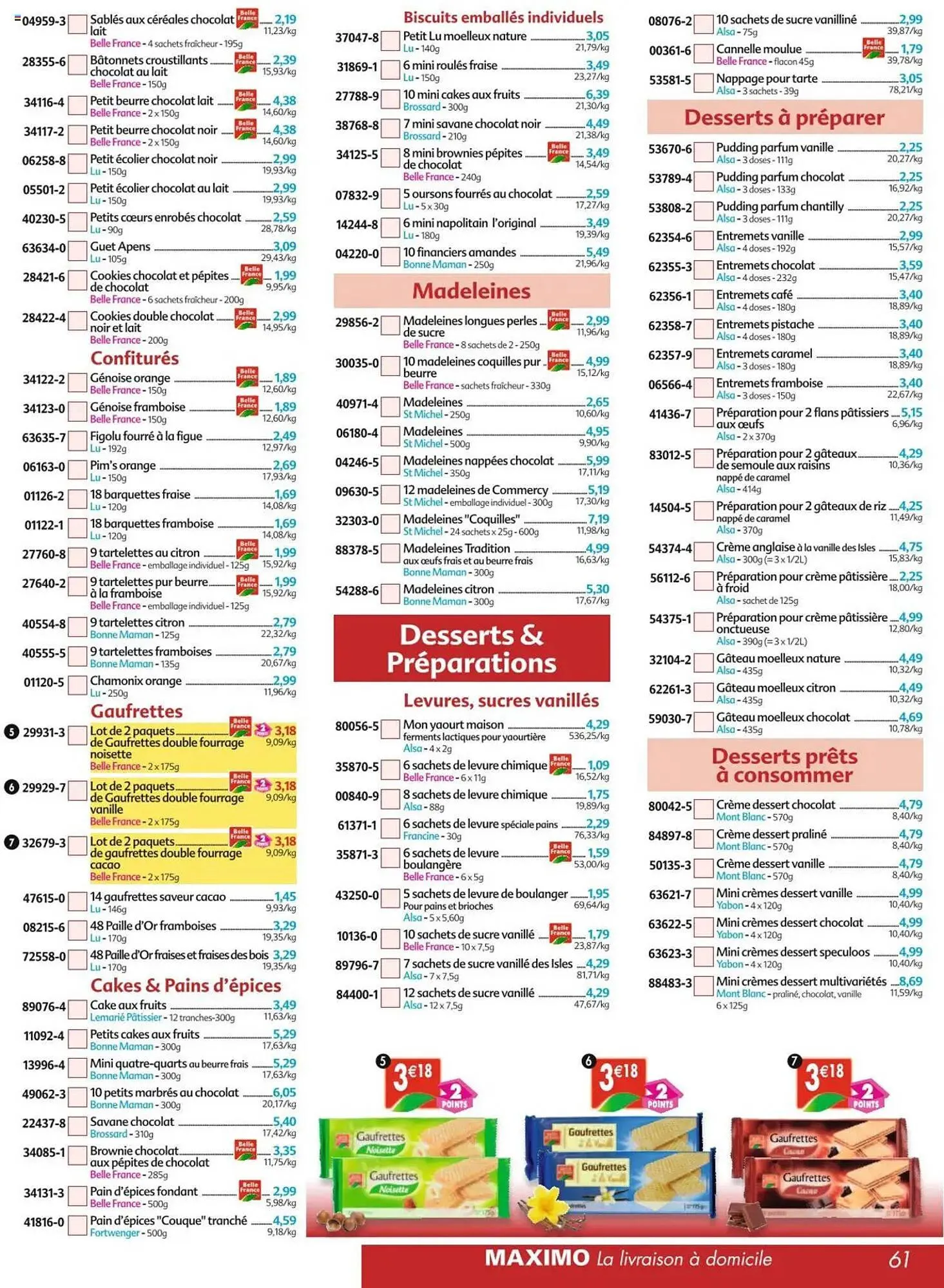 Catalogue Maximo du 12 mai au 8 juin 2025 - Catalogue page 61