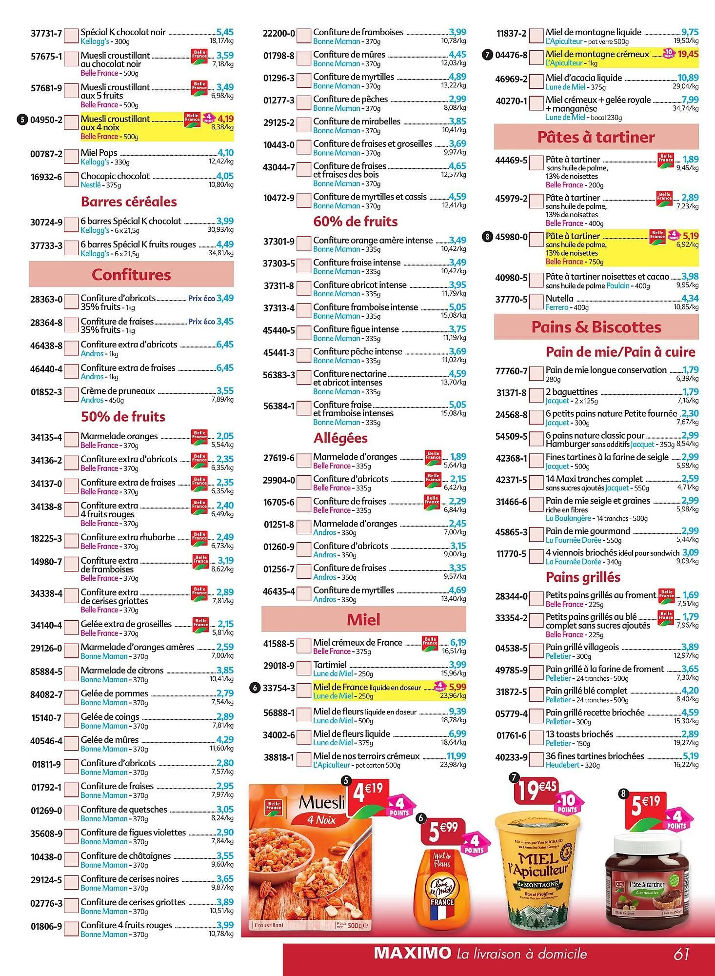 Catalogue Maximo du 30 septembre au 31 octobre 2025 - Catalogue page 61