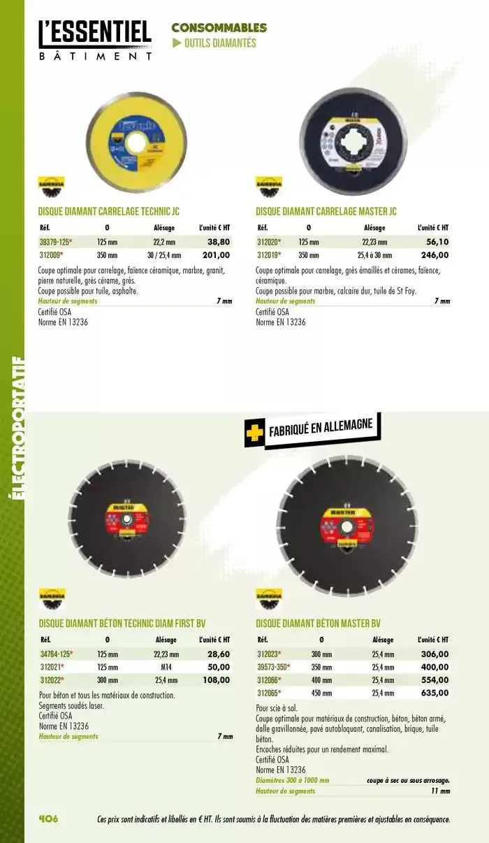 Essentiel Batiment 2025 du 3 janvier au 31 décembre 2025 - Catalogue page 408