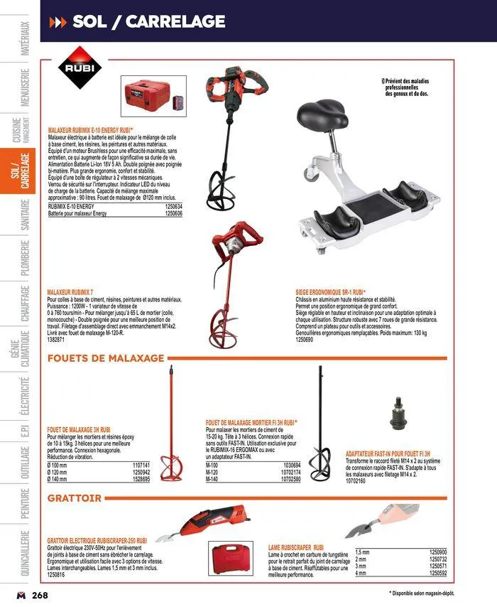 Guide produits 2024 du 15 mars au 31 décembre 2024 - Catalogue page 268