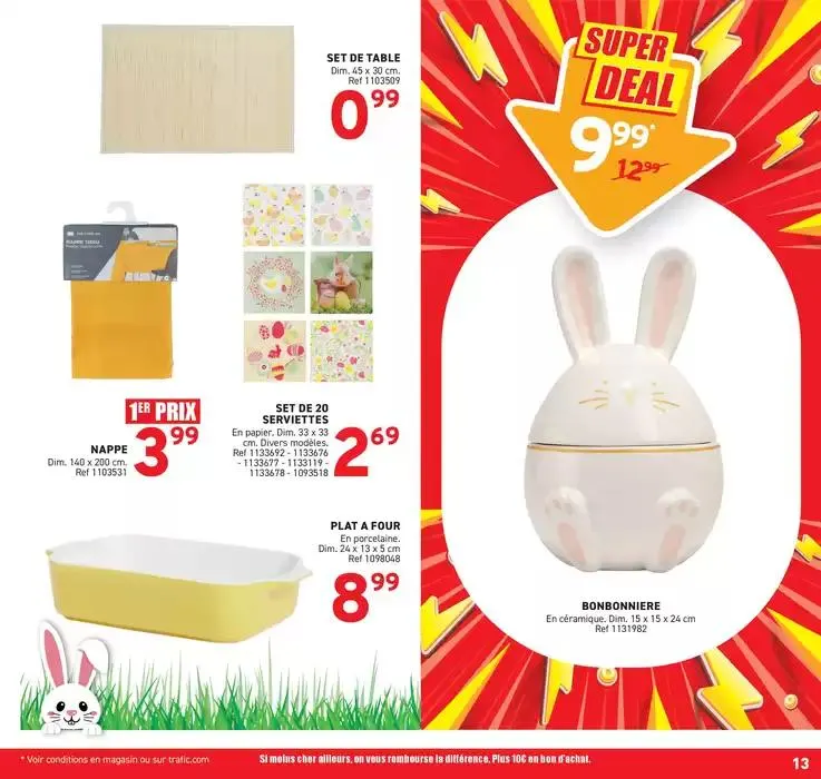 LE PLAISIR À PRIX MALIN du 25 mars au 31 mars 2025 - Catalogue page 13