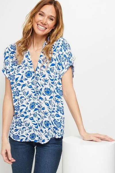 Chemise manches courtes femme