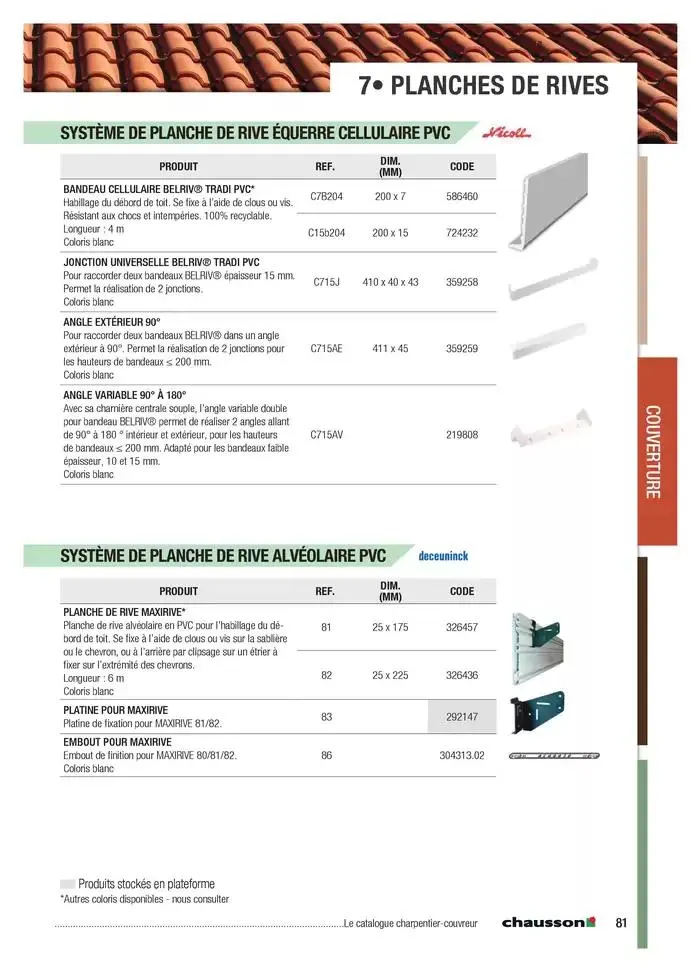 CHARPENTIER-COUVREUR 2025 du 1 janvier au 31 décembre 2025 - Catalogue page 23