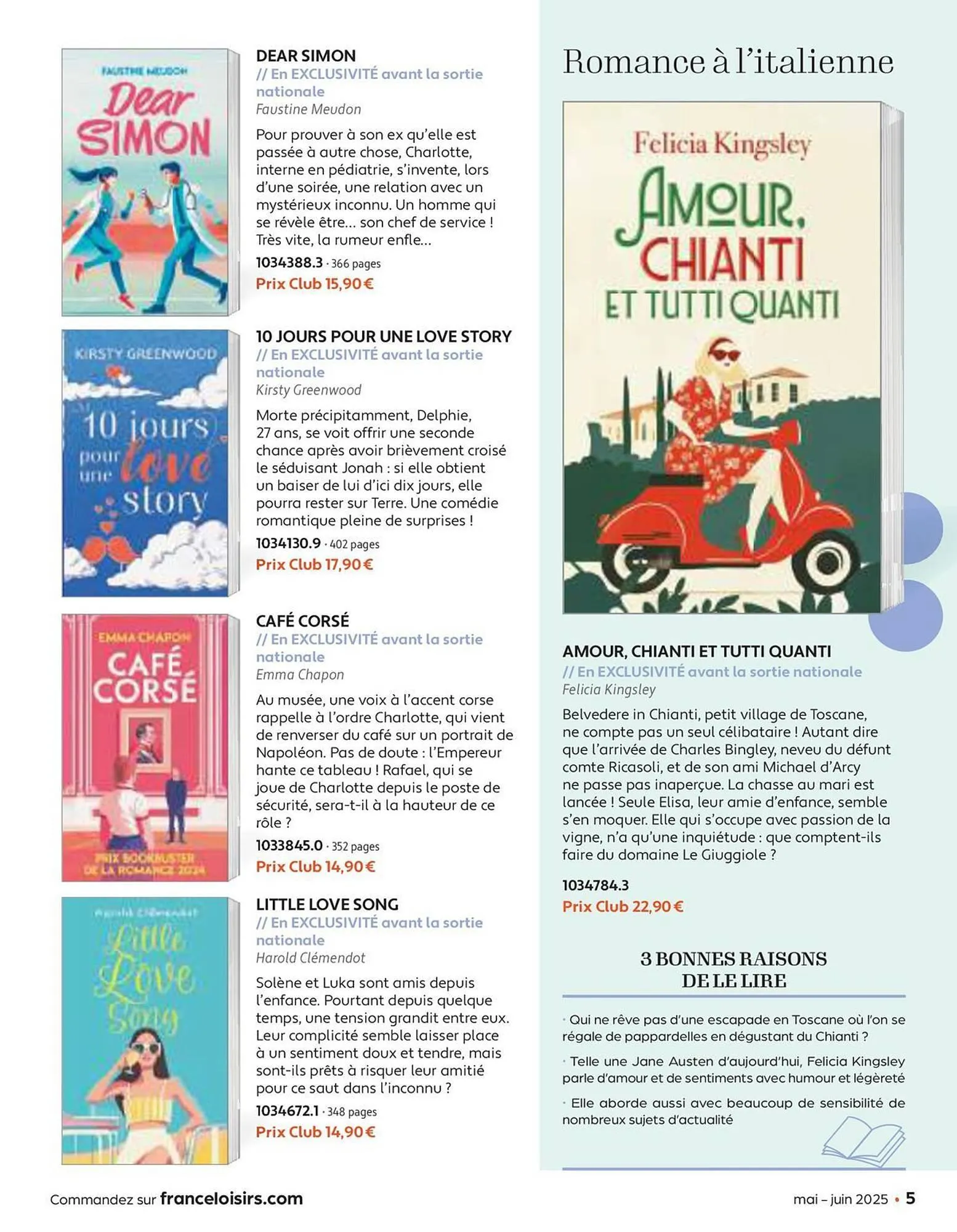 Catalogue France Loisirs du 30 avril au 30 juin 2025 - Catalogue page 5