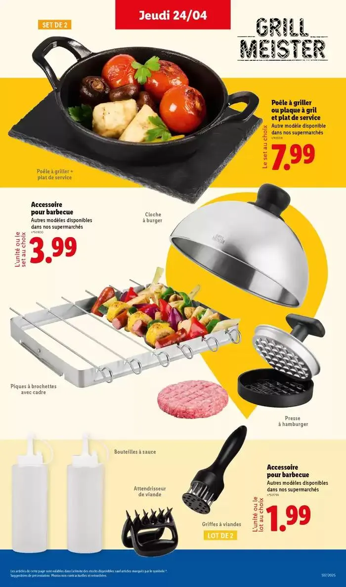 Ne manquez pas les ventes de jardinage et textile ce jeudi chez Lidl du 21 avril au 24 avril 2025 - Catalogue page 23