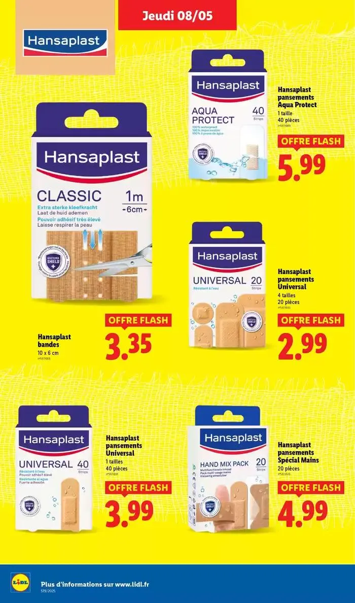 Profitez d'une baisse de prix dans les supermarchés Lidl sur vos produits du quotidien ! du 8 mai au 14 mai 2025 - Catalogue page 22