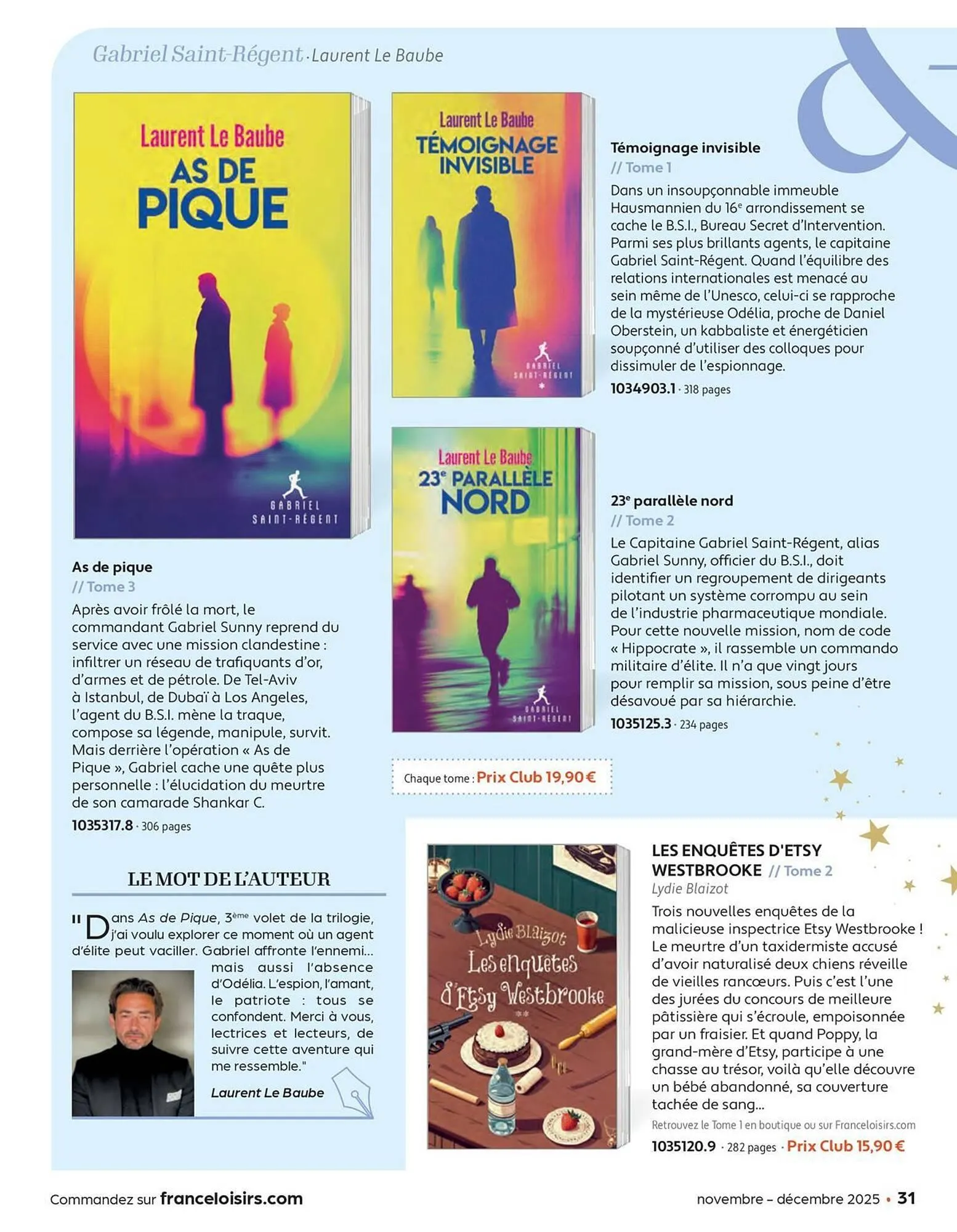 Catalogue France Loisirs du 3 novembre au 31 décembre 2025 - Catalogue page 31