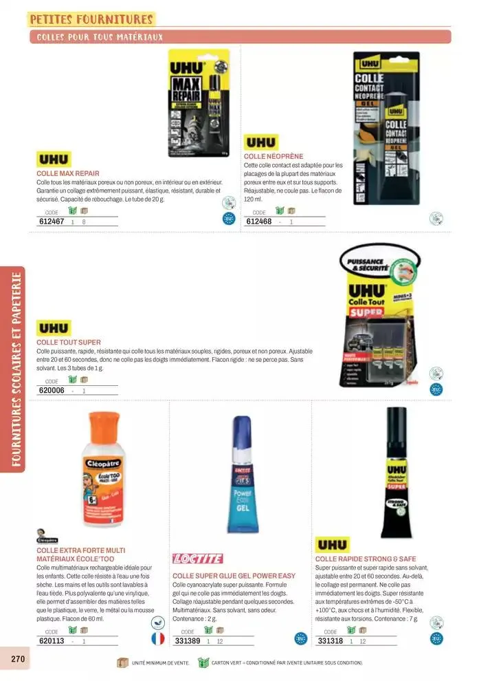 Nos Catalogues Thématiques du 1 janvier au 31 décembre 2025 - Catalogue page 272