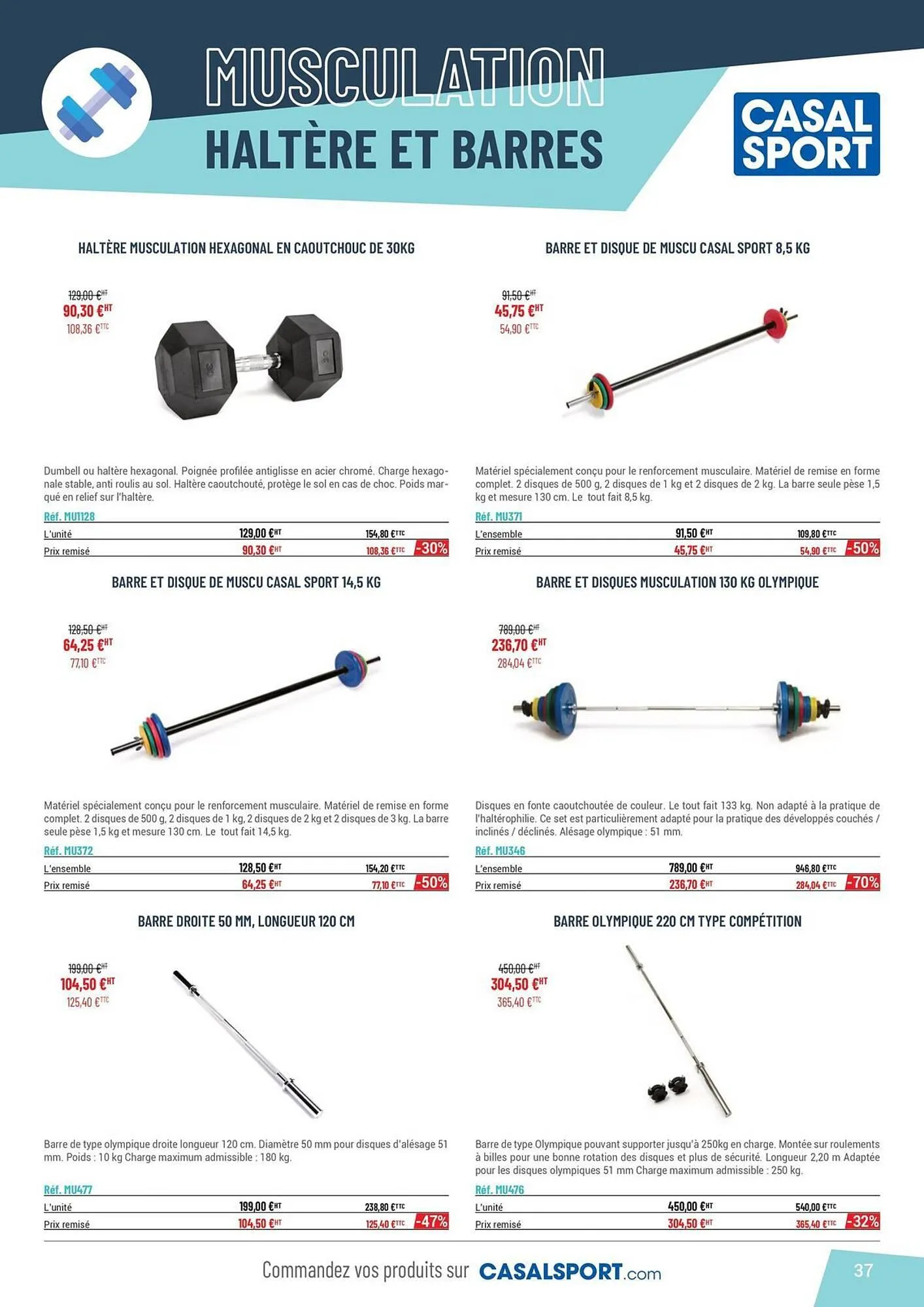 Catalogue Casal Sport du 30 avril au 31 décembre 2025 - Catalogue page 37