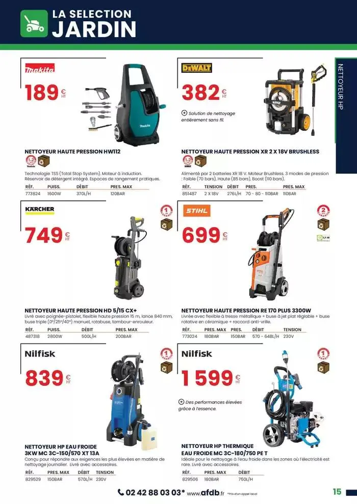 Sélection Jardin Printemps - Été du 28 mars au 26 mai 2025 - Catalogue page 15