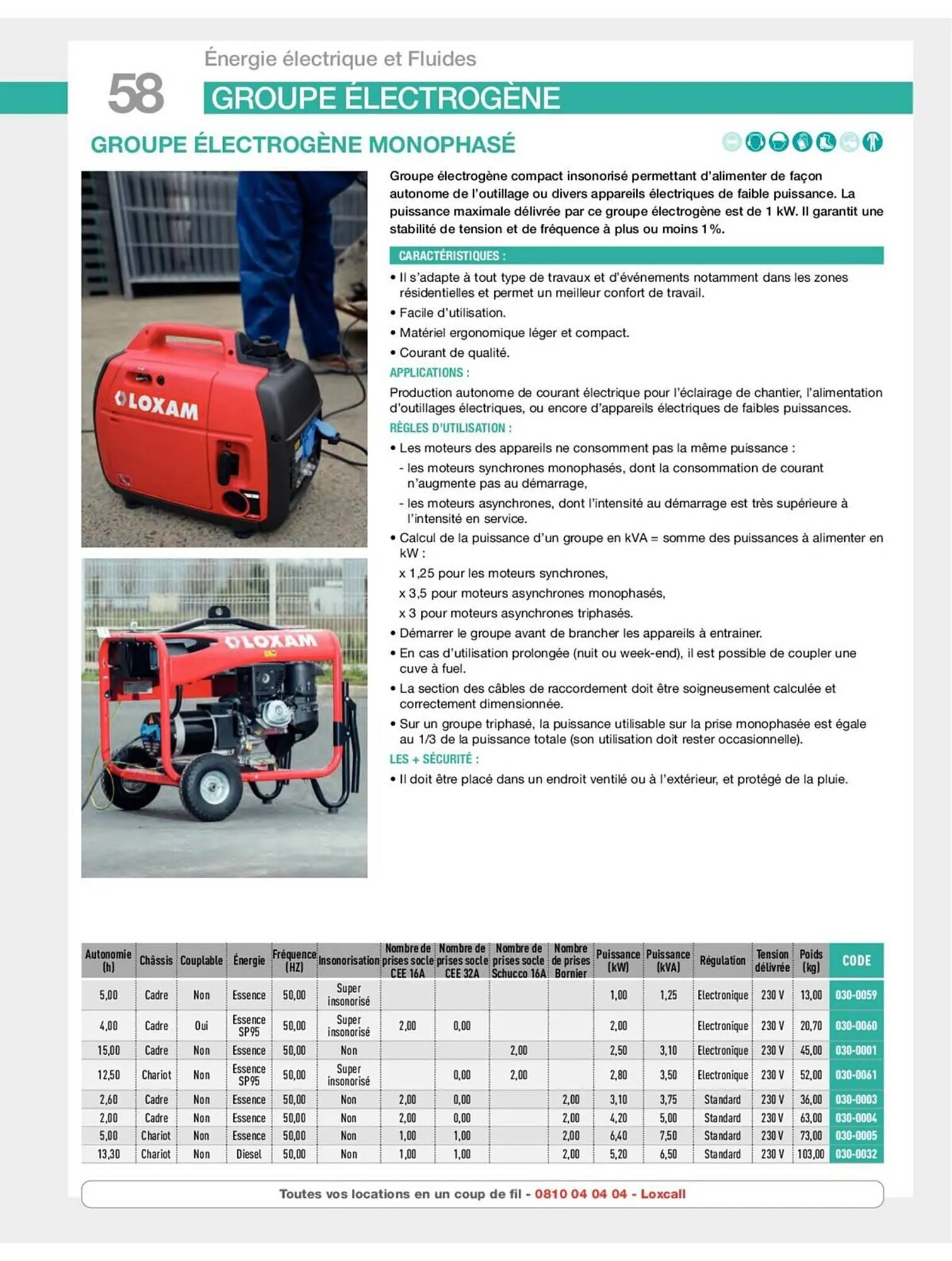 Catalogue Loxam du 19 avril au 31 décembre 2023 - Catalogue page 60