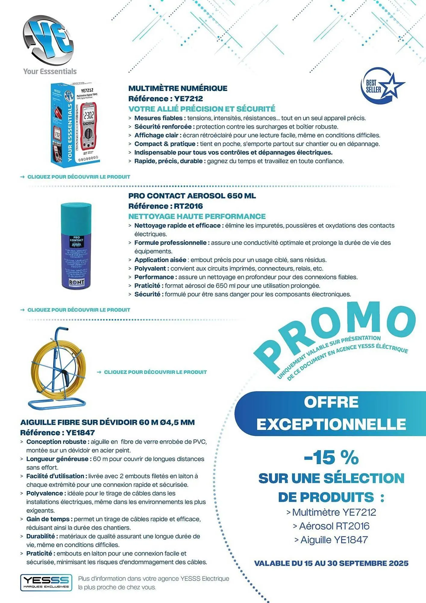 Catalogue Yesss electrique du 15 septembre au 30 novembre 2025 - Catalogue page 9