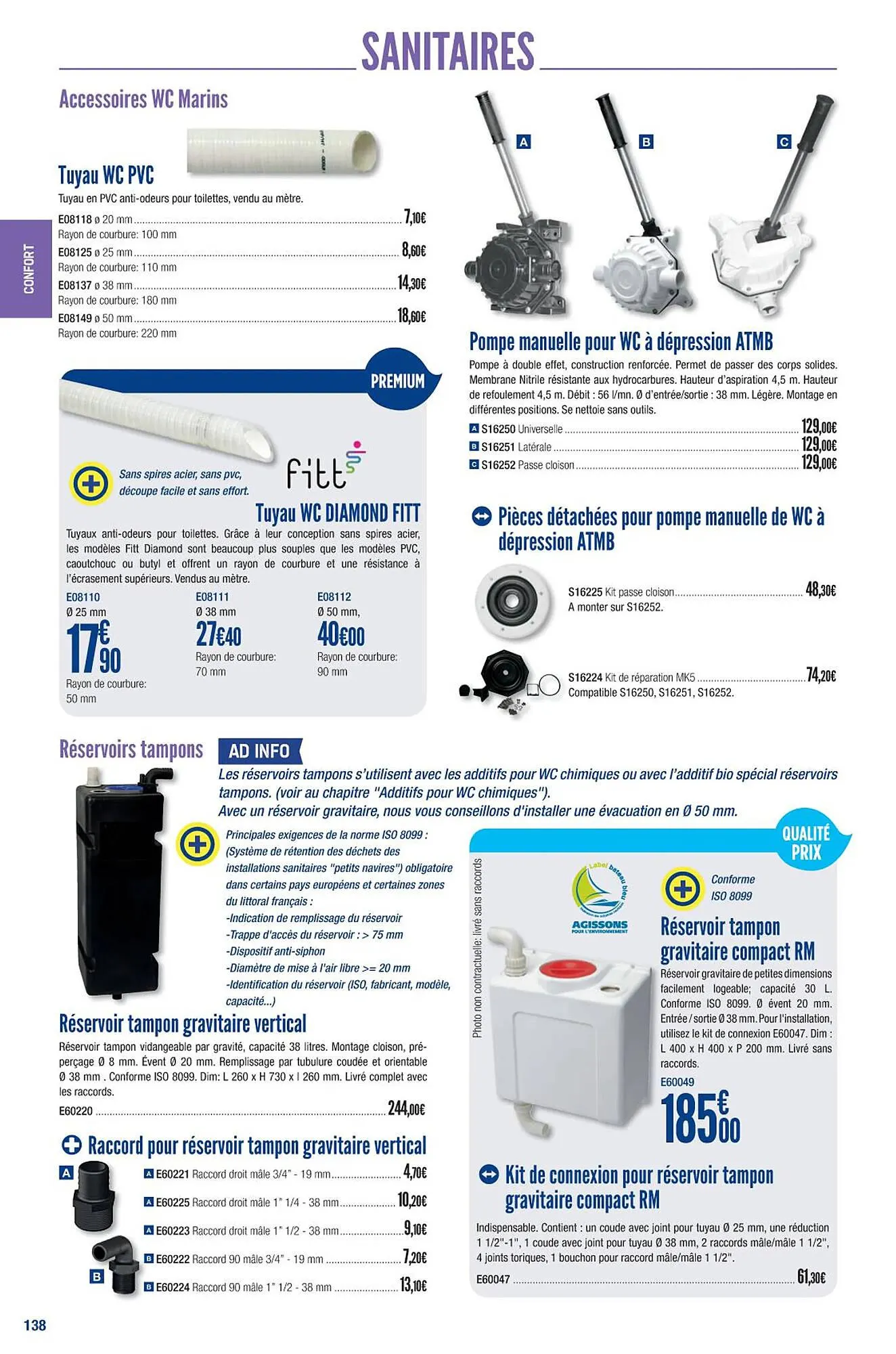 Catalogue Accastillage Diffusion du 1 mars au 31 décembre 2023 - Catalogue page 140