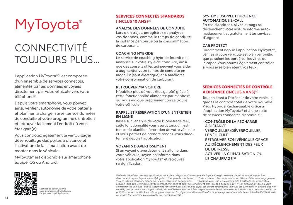 Toyota Prius Hybride Rechargeable du 13 septembre au 13 septembre 2025 - Catalogue page 18
