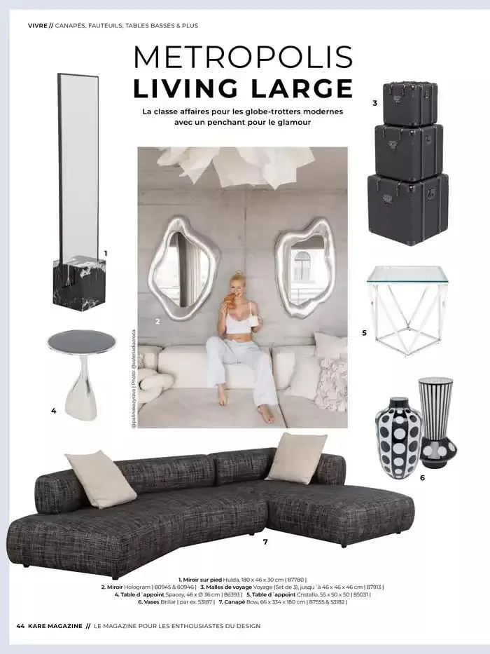 LE MAGAZINE POUR LES ENTHOUSIASTES DU DESIGN du 6 février au 31 décembre 2025 - Catalogue page 44