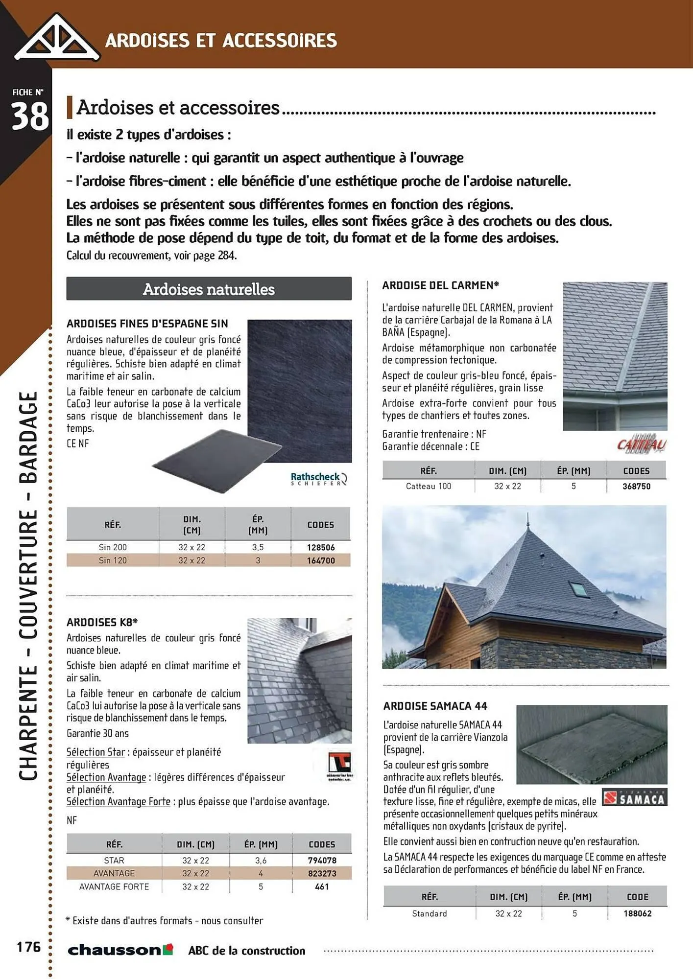 Catalogue Chausson Matériaux du 2 mai au 31 décembre 2025 - Catalogue page 178