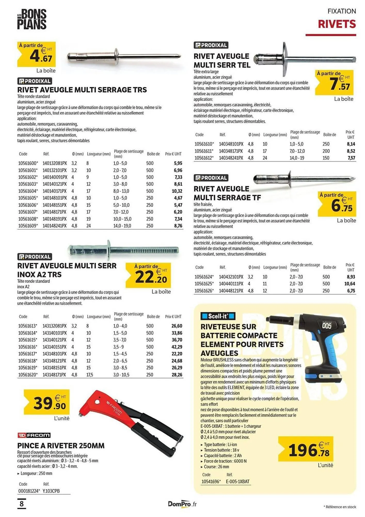 Catalogue DomPro du 5 mai au 29 mai 2026 - Catalogue page 8