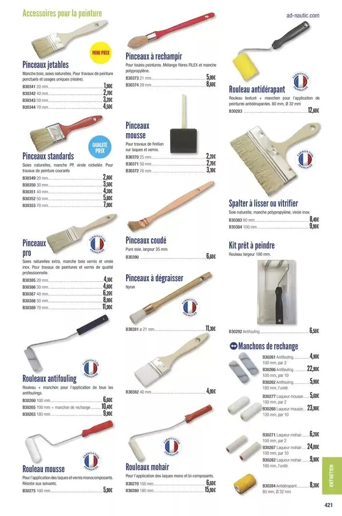 Catalogue Accastillage Diffusion 2025 du 1 janvier au 31 décembre 2025 - Catalogue page 423