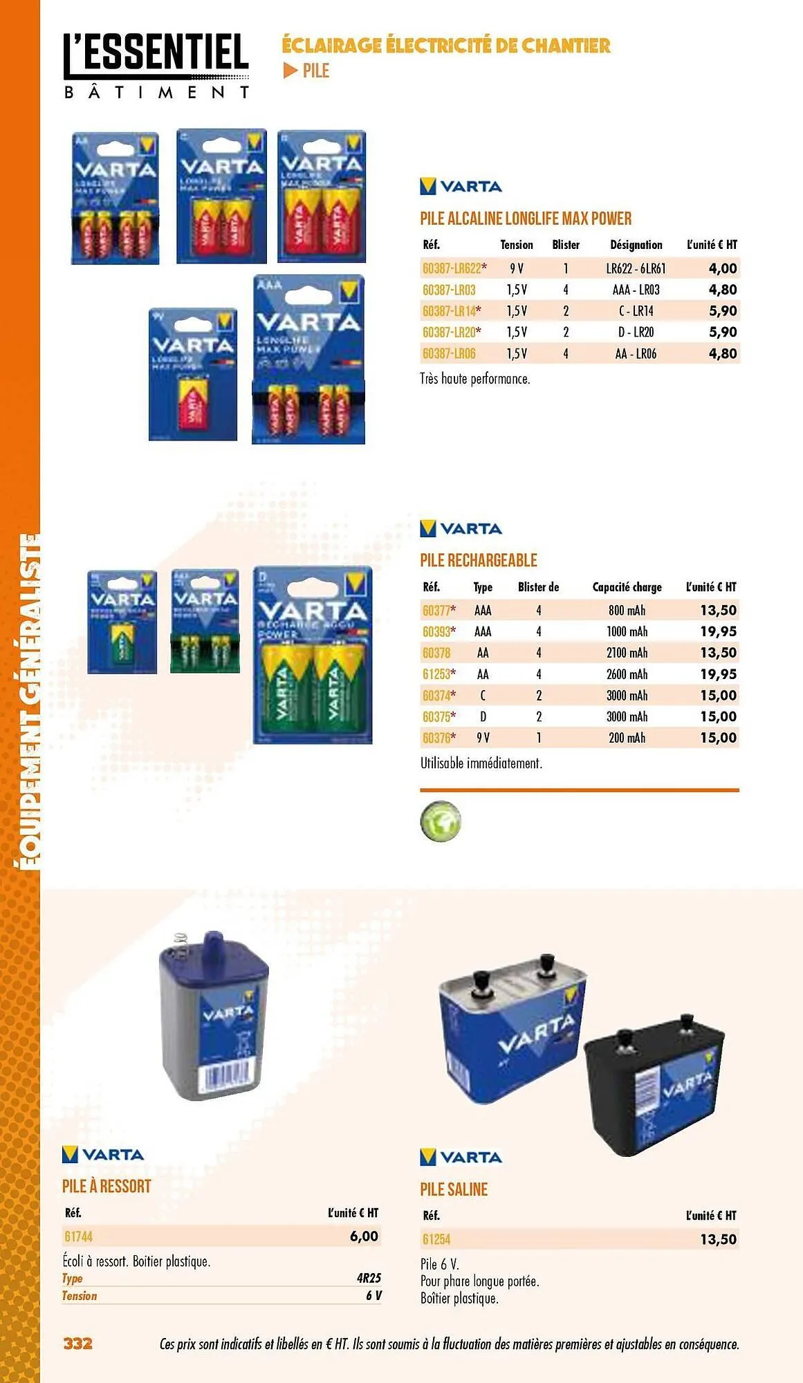 Catalogue Master Pro du 3 janvier au 31 décembre 2025 - Catalogue page 334