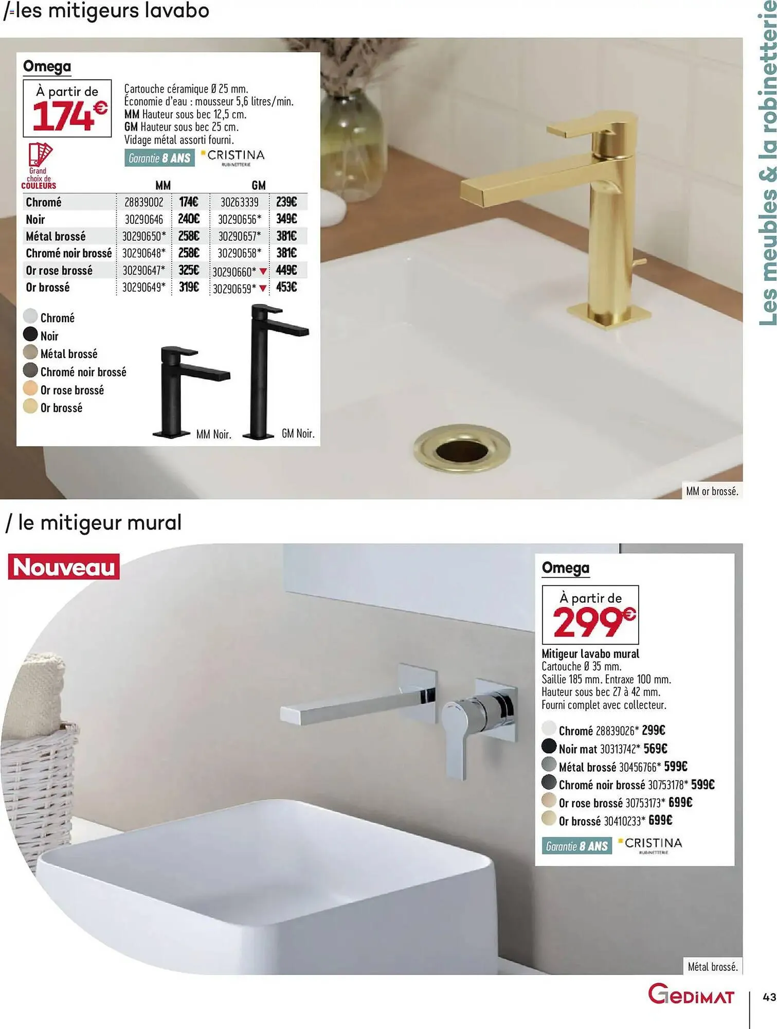 Catalogue Gedimat du 1 avril au 30 avril 2026 - Catalogue page 43