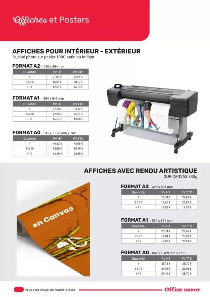 Catalogue Services Imprimerie 2025 du 16 avril au 31 décembre 2025 - Catalogue page 10
