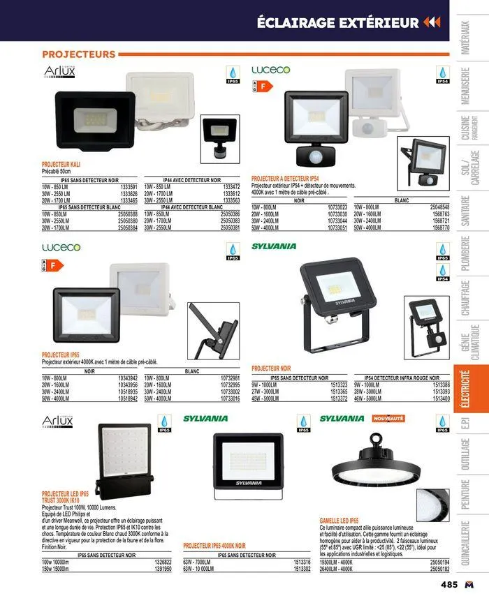 Guide produits 2024 du 15 mars au 31 décembre 2024 - Catalogue page 485