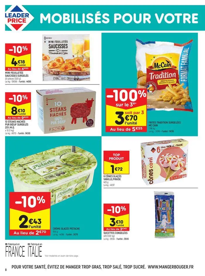 FRAPPE FORT SUR LES PRIX du 11 juin au 23 juin 2024 - Catalogue page 8